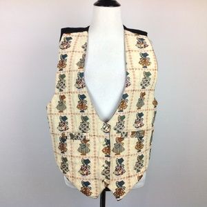 Vintage MLNY Vest Womens Medium Prairie Girl